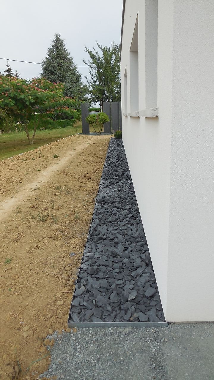 Maçonnerie paysagère réalisé à Betton par TMD Paysage